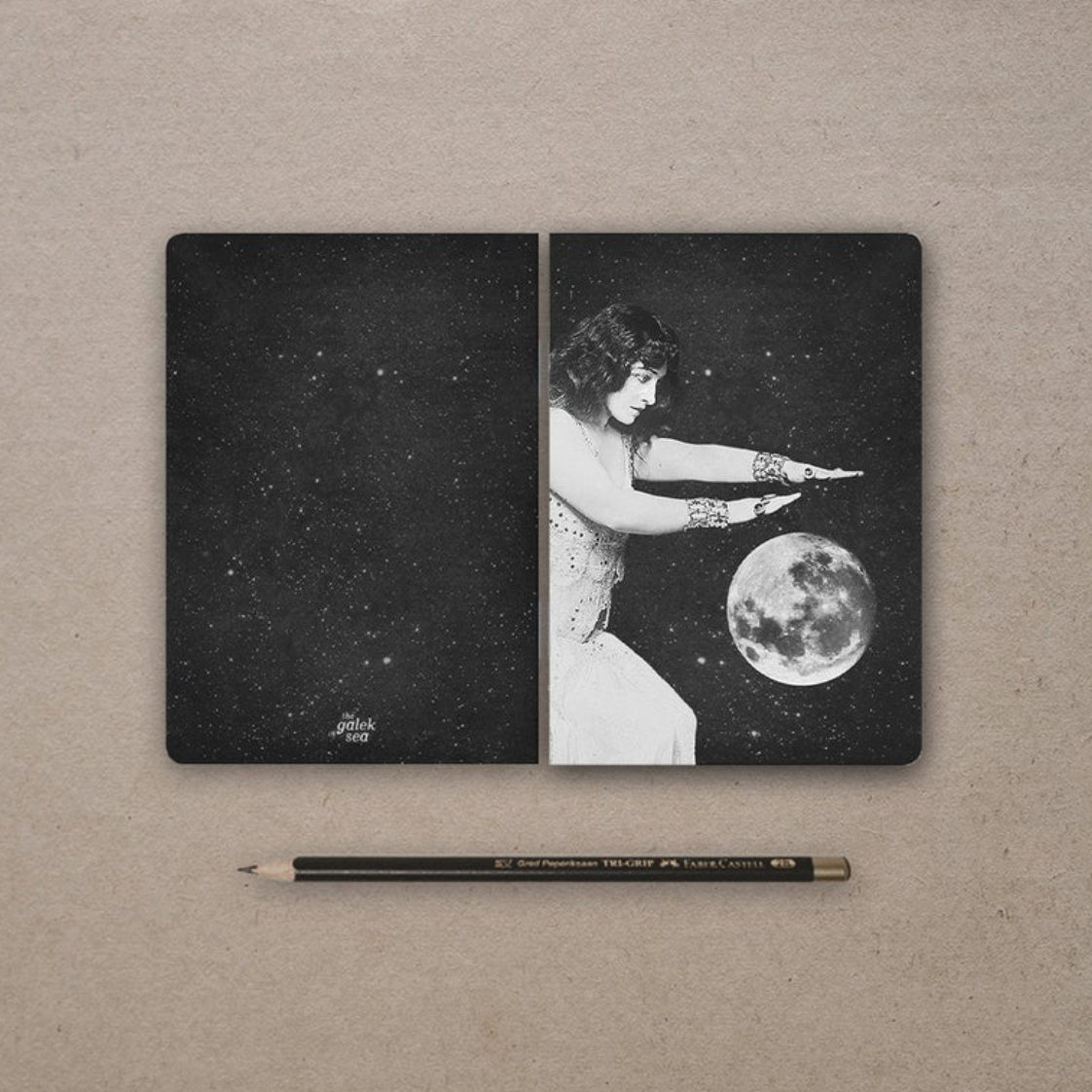 Notebook (2 Pack) - Woman & Moon (Galek Sea)