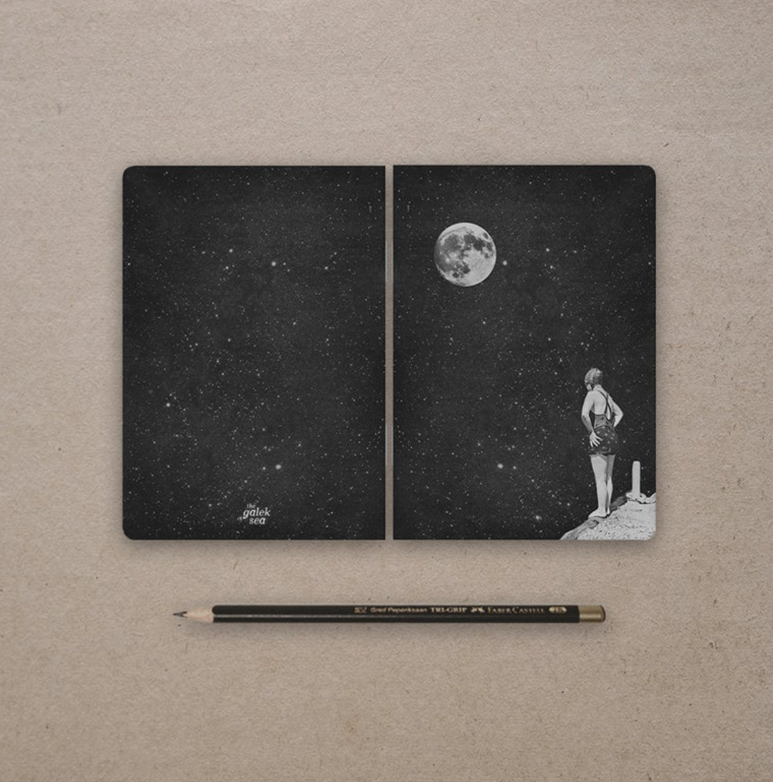 Notebook (2 Pack) - Spacewoman &amp; The Pier Into Space (Galek Sea)
