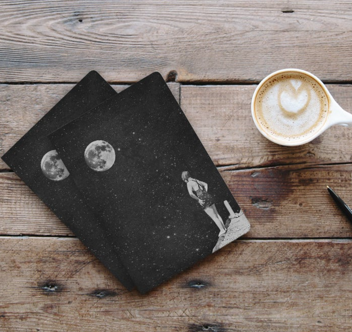 Notebook (2 Pack) - Spacewoman & The Pier Into Space (Galek Sea)