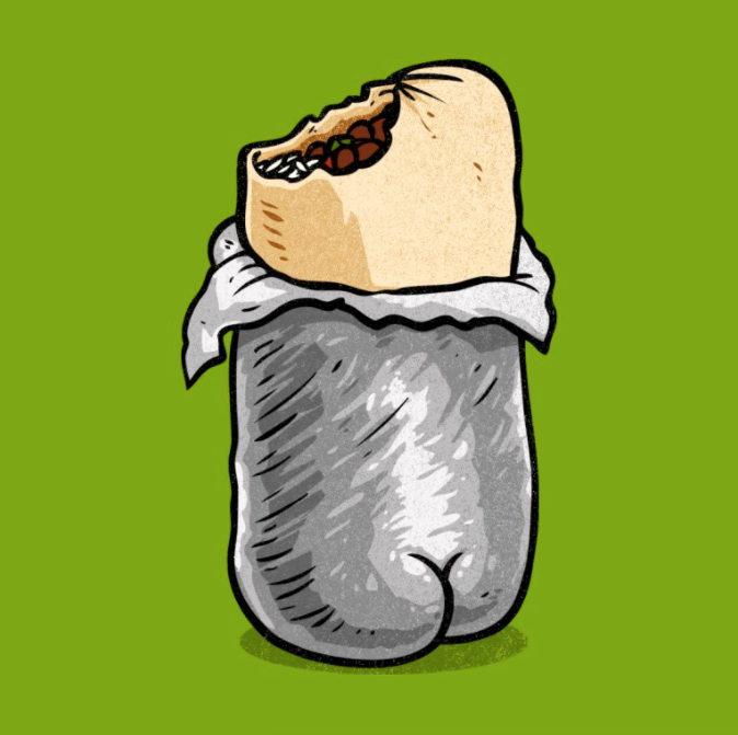 Sticker - Burrito