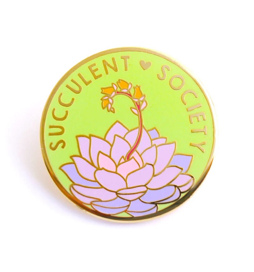 Enamel Pin - Succulent Society