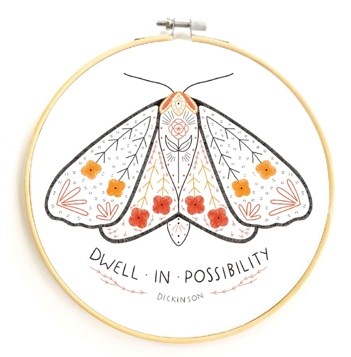 Embroidery Kit - Dwell In Possibility