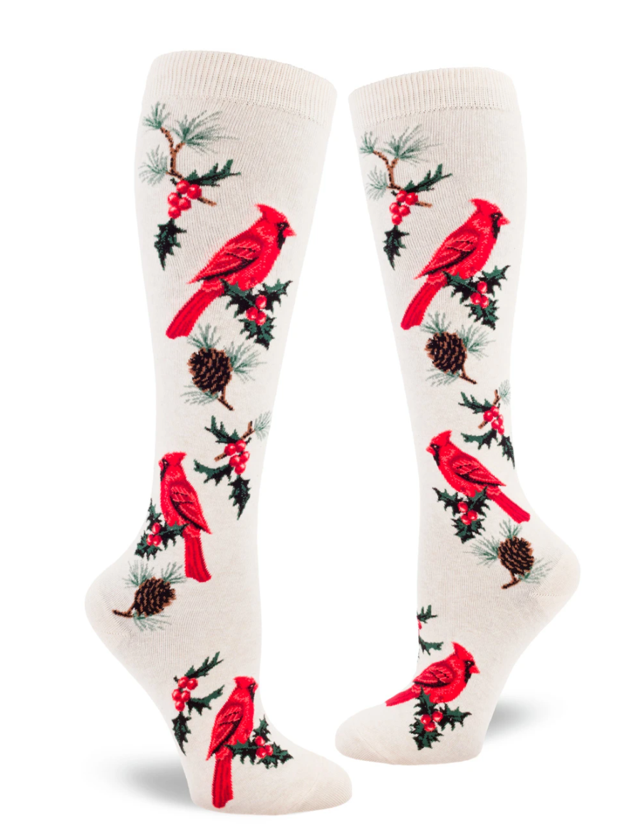 Sock - Knee-High: Cardinal