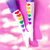 Sock - Knee-High: Rainbow Hearts