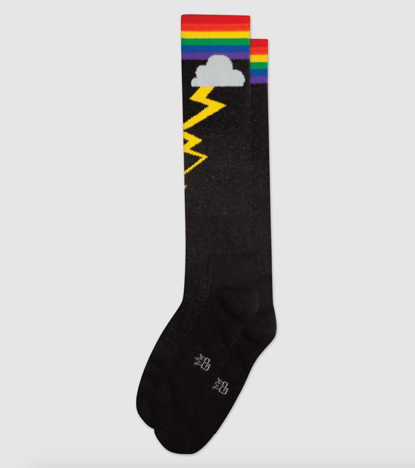 Sock - Knee-High: Rainbow Storm