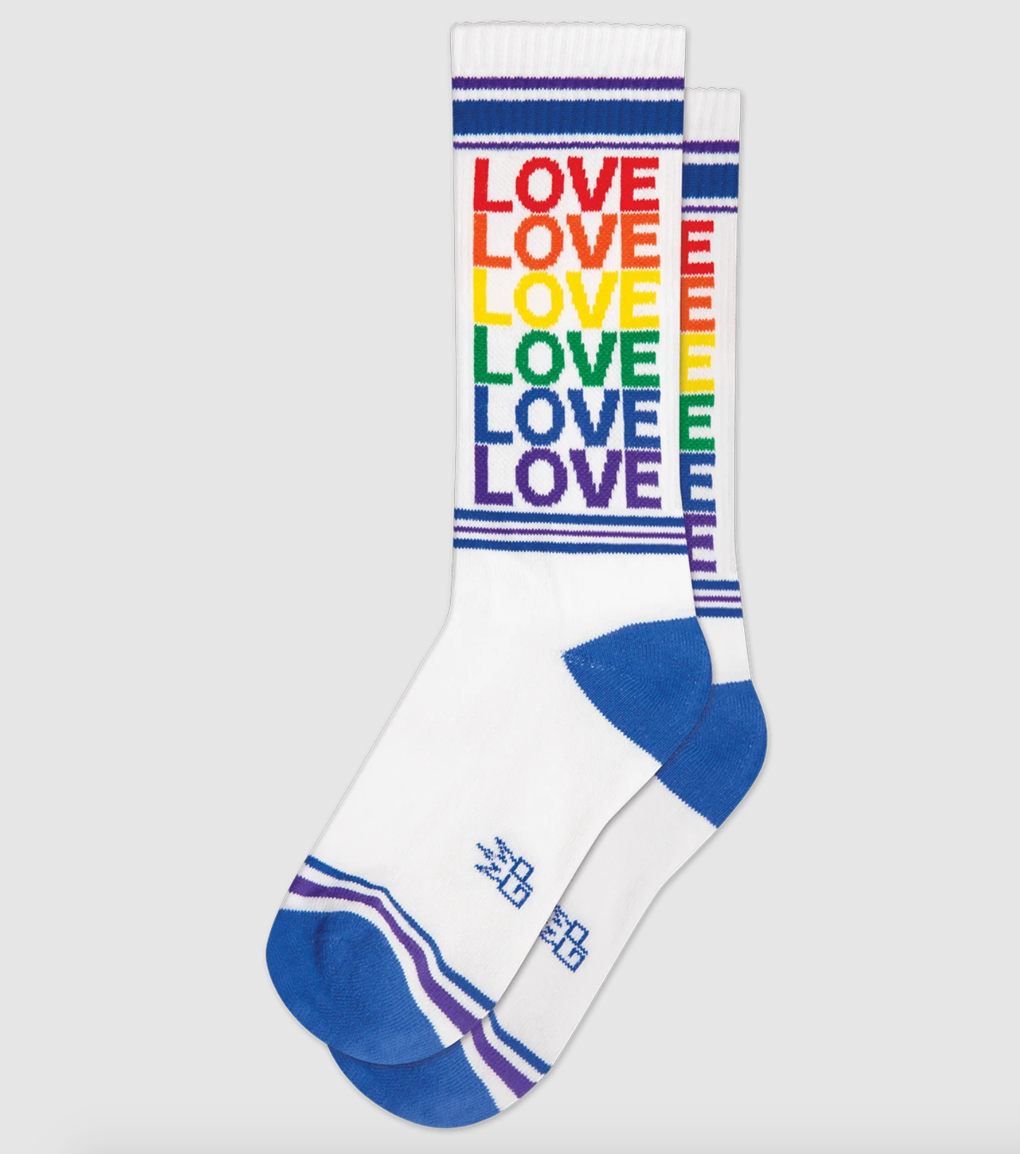 Sock - Unisex Gym: Love - Rainbow