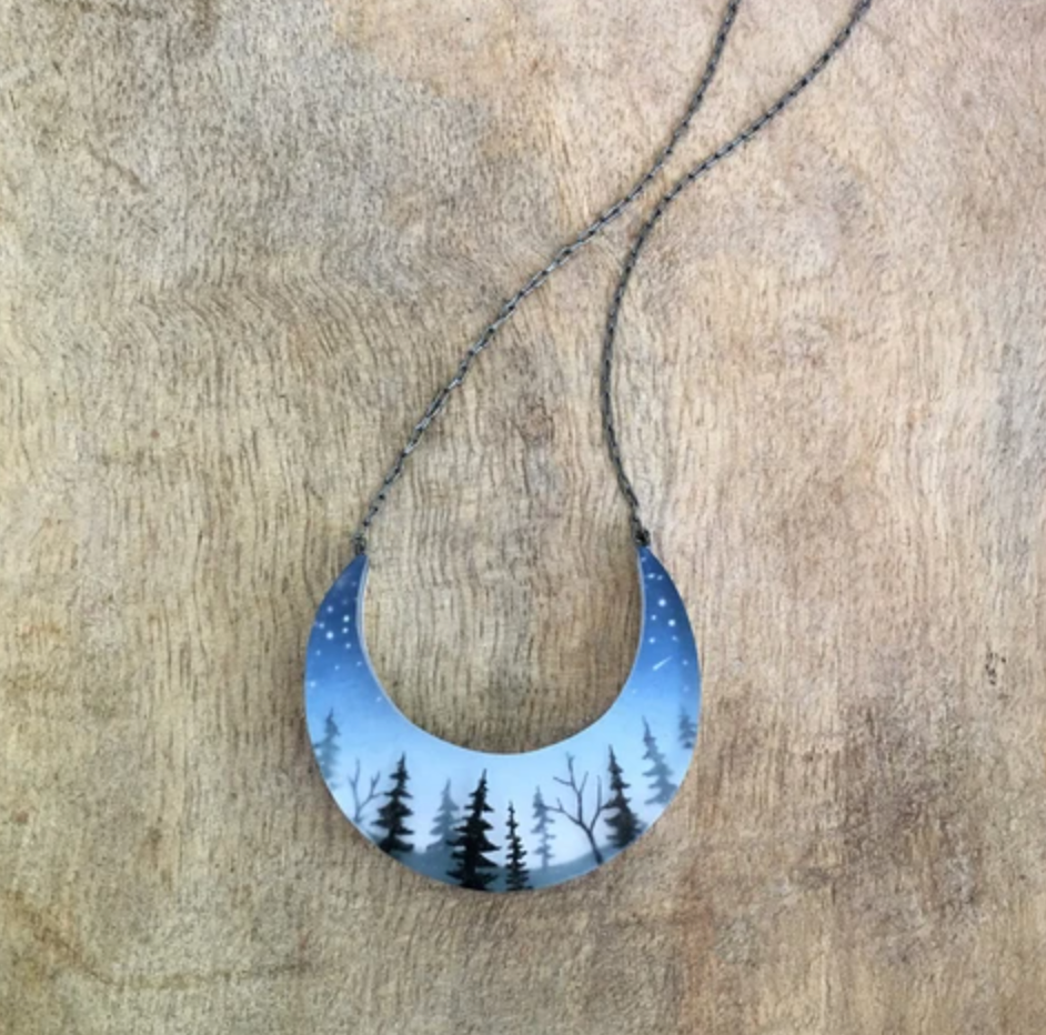 Necklace - Crescent Woods