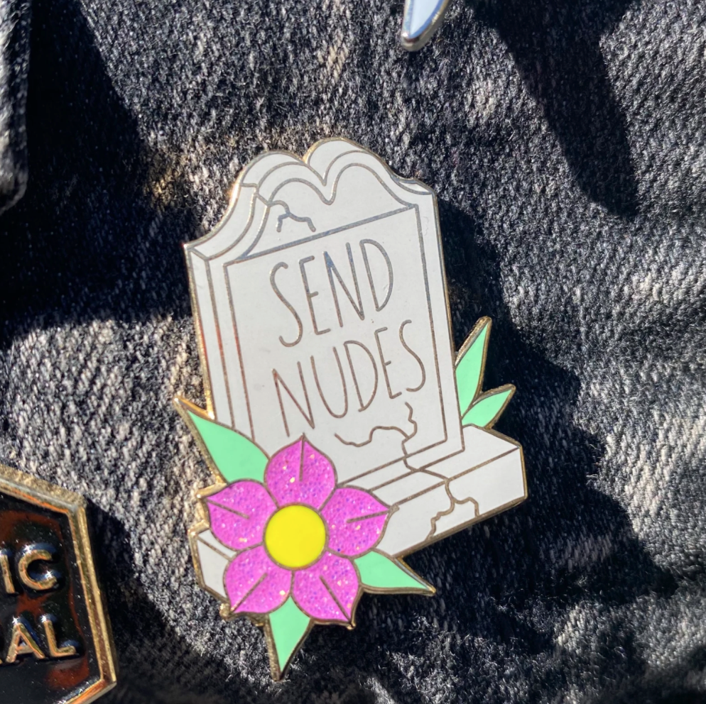 Enamel Pin - Send Nudes
