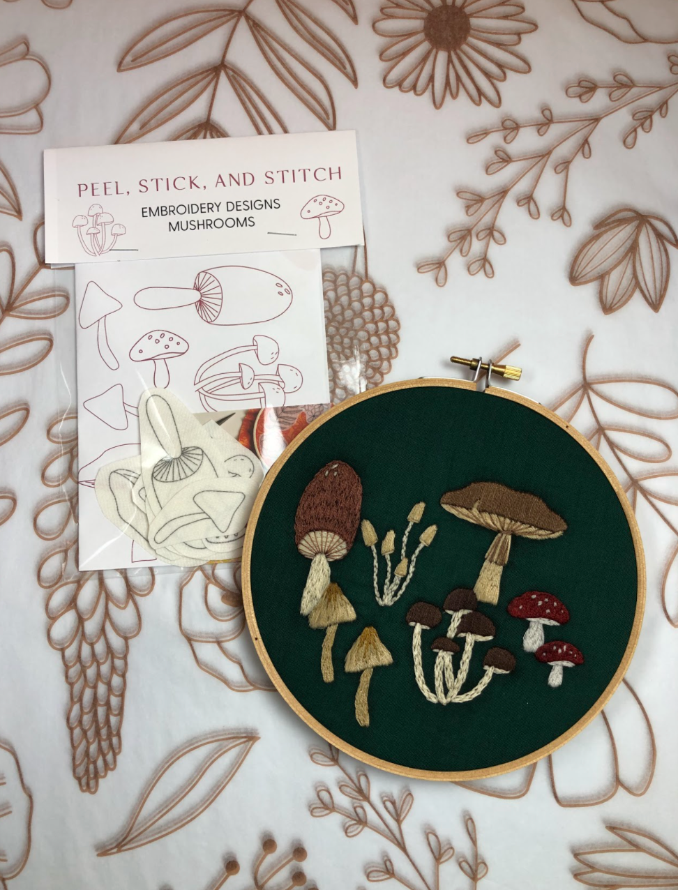 EMBROIDERY CLASS: Magical Mushrooms