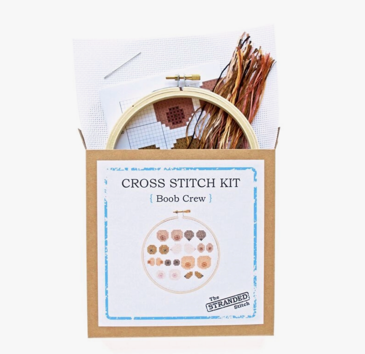 Cross Stitch Kit - Boob Crew