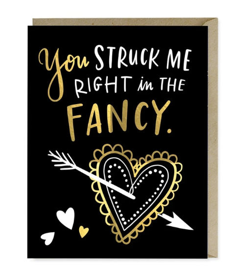 Card - You Struck Me Right In The Fancy