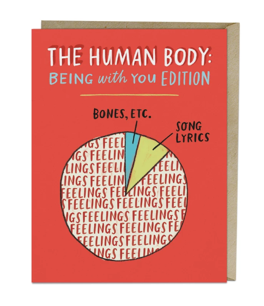 Card - The Human Body Pie Chart