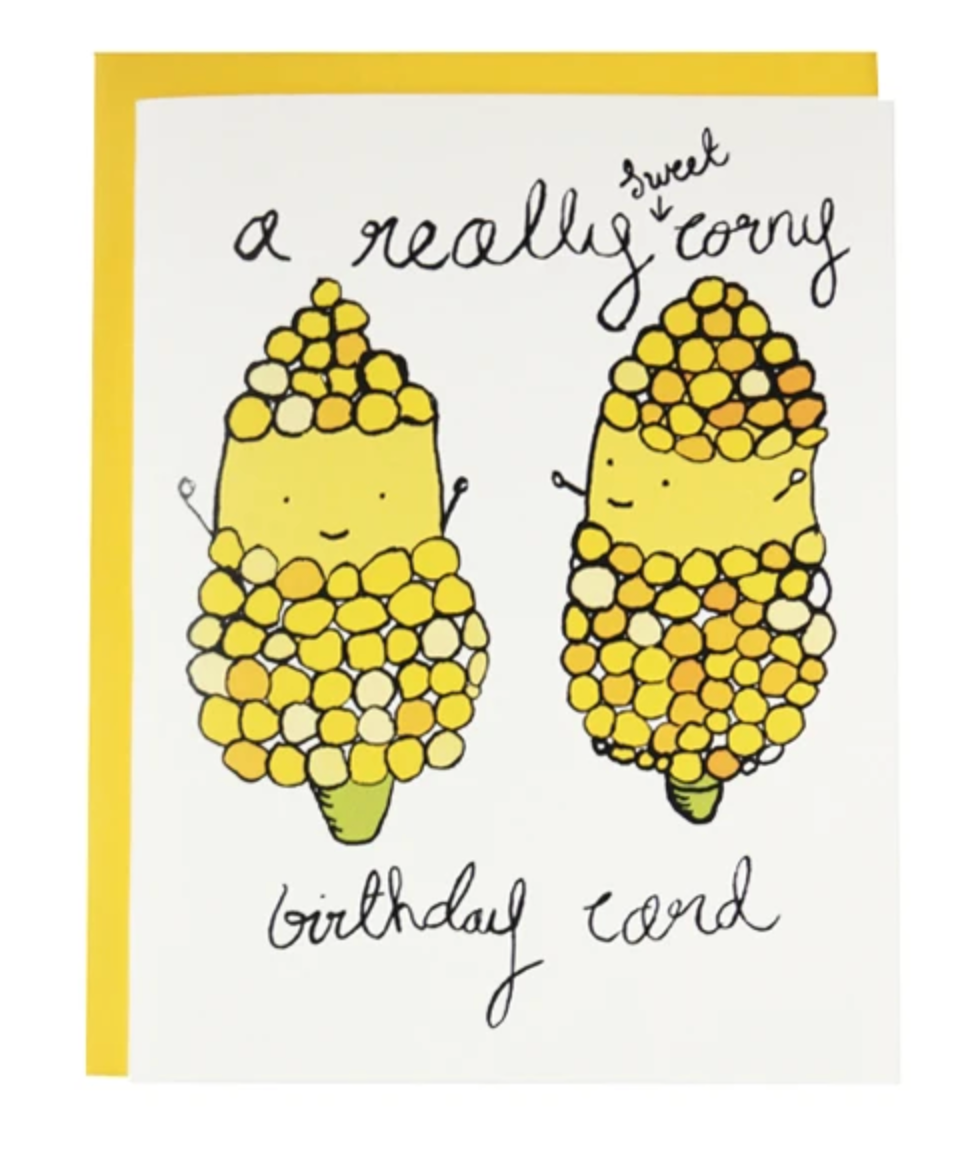 Card - A Really Sweet Corny Birthday Card
