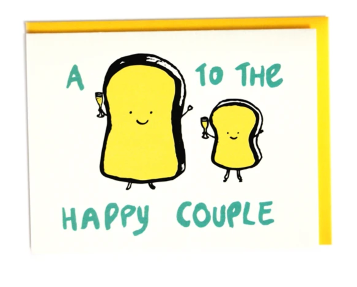 Card - A Toast To The Happy Couple