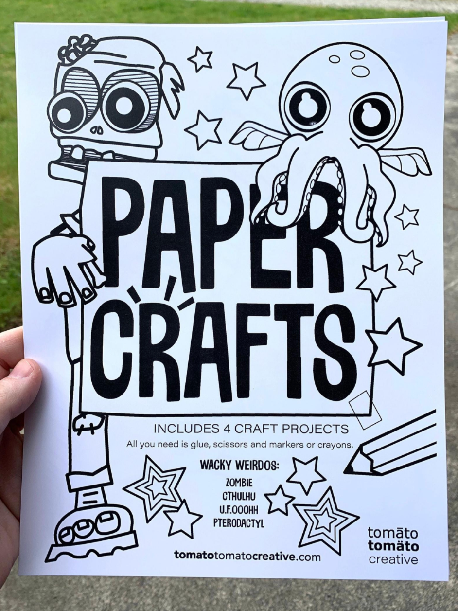 Paper Craft Kit: Wacky Weirdos