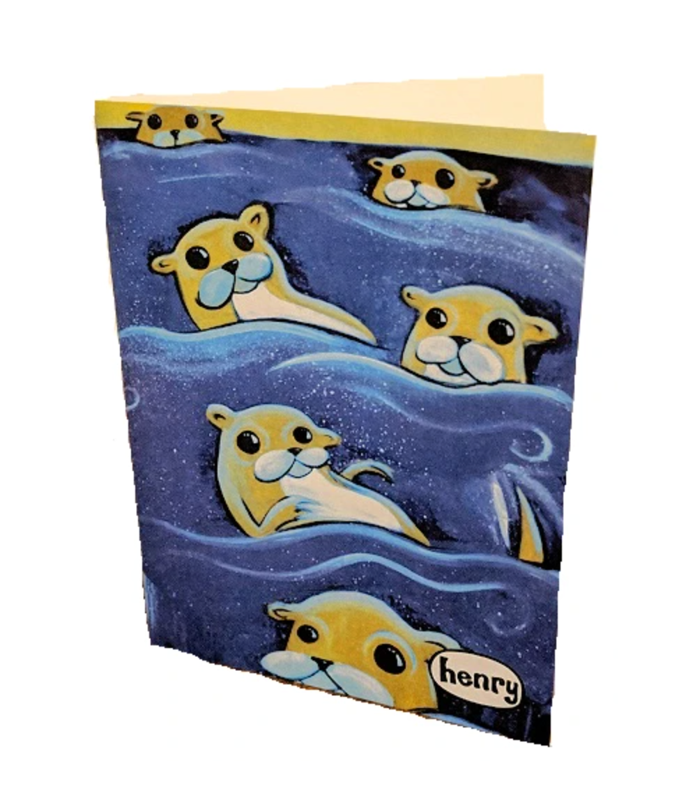 Card - Otters
