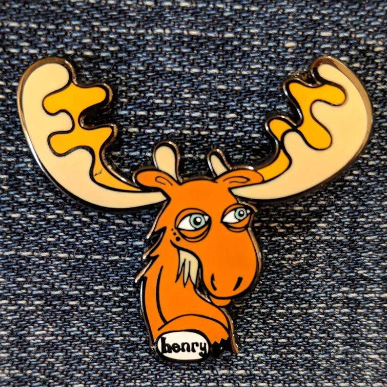 Enamel Pin - Moose