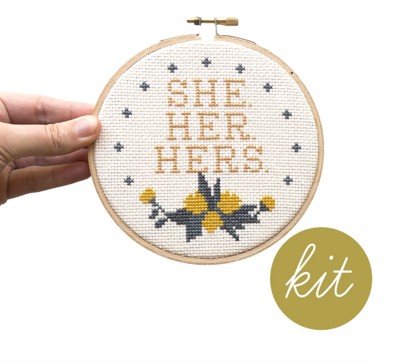 I'd Hit That - DIY Cross Stitch Kit — San José Made