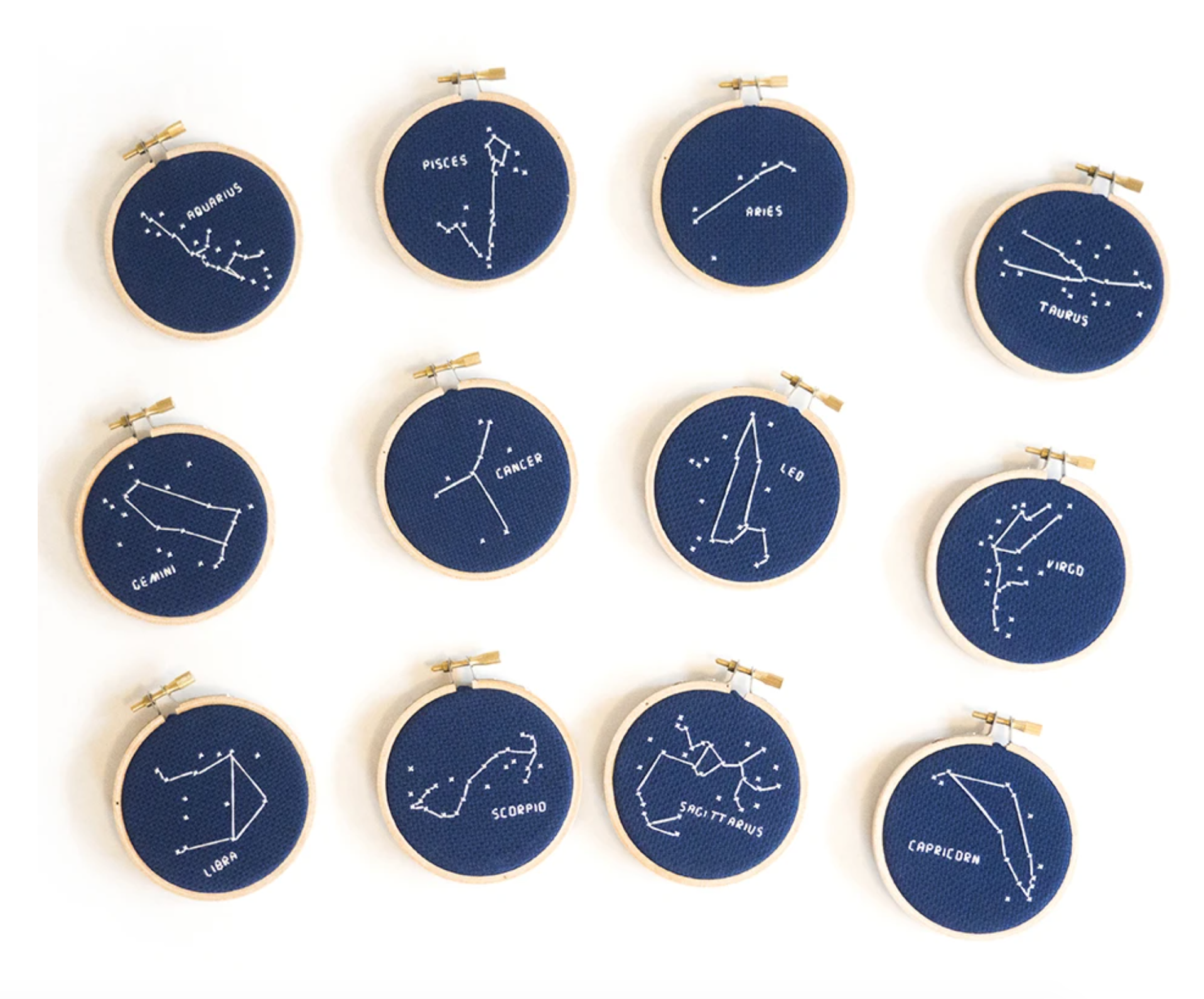 Cross Stitch Kit: Zodiac Sagittarius