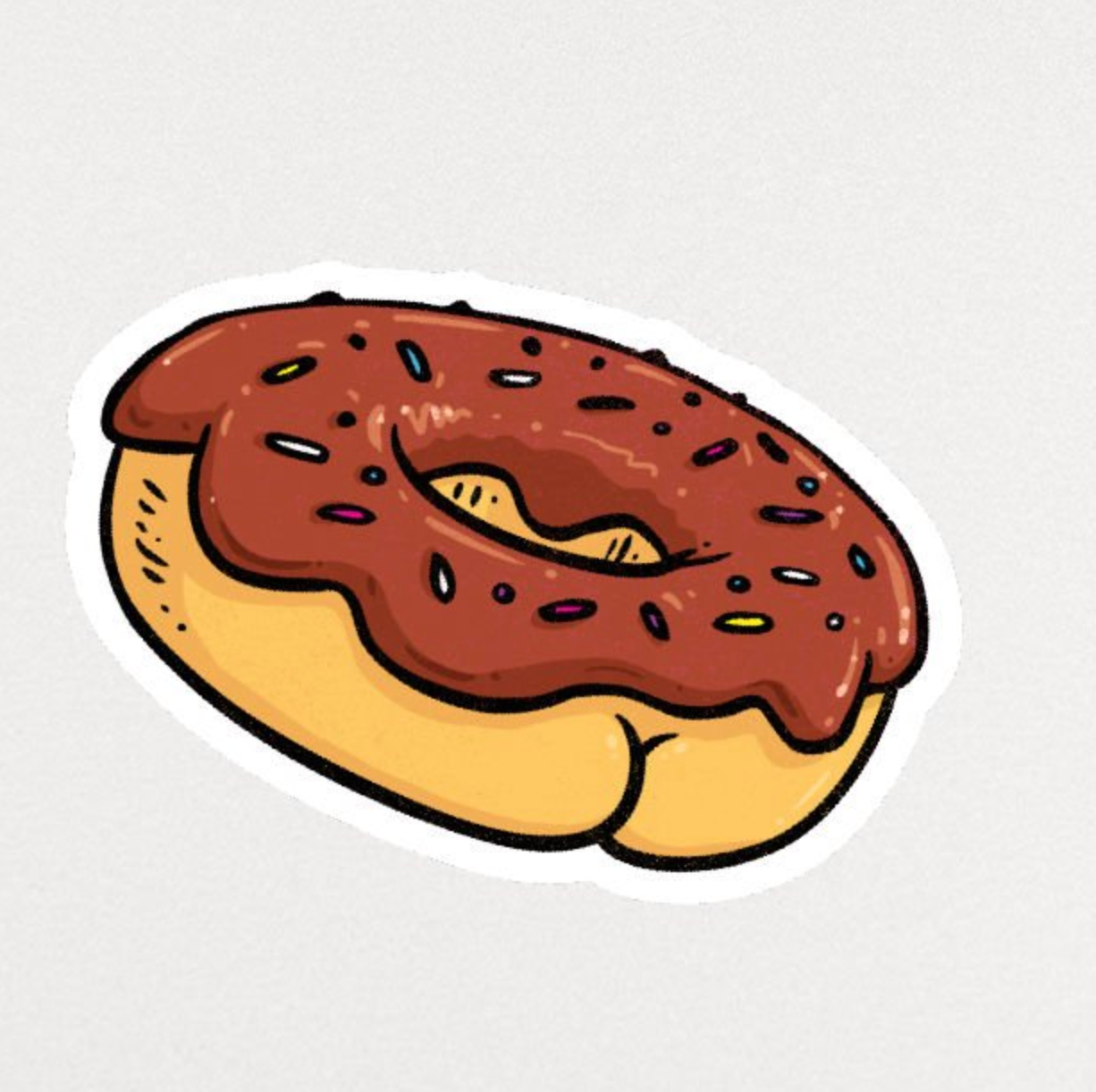 Sticker - Doughnut Butt - Monster