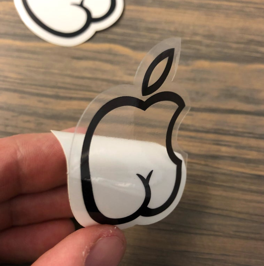 Sticker - Apple Logo - Washington Apples