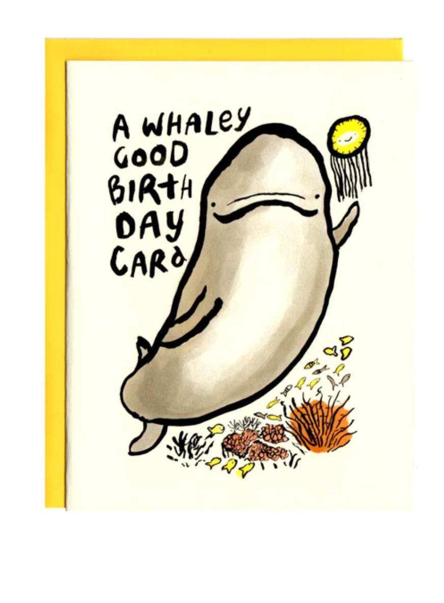 Card - A Whaley Good Birthday Card