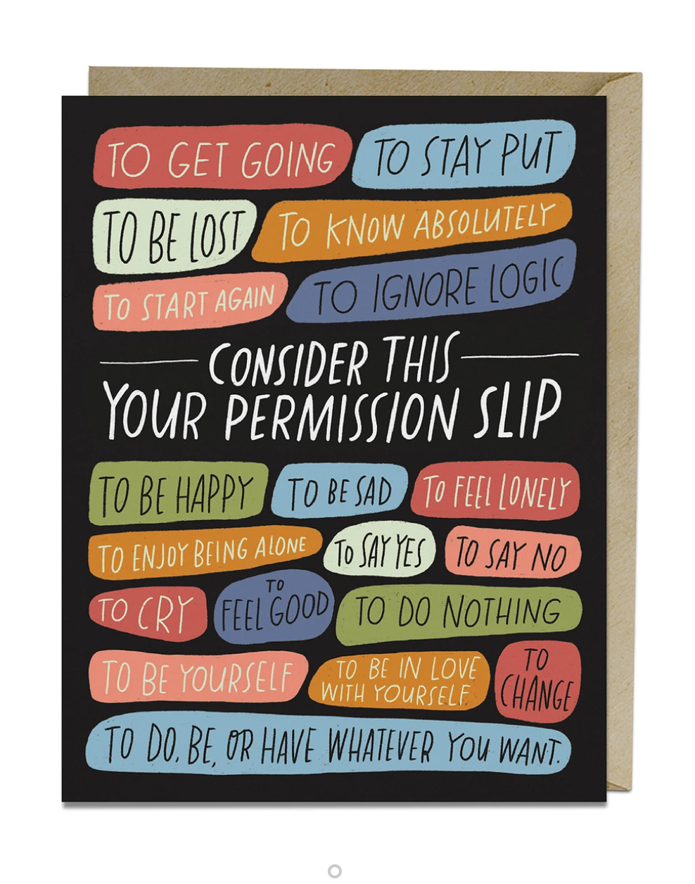 Card - Consider This Your Permission Slip
