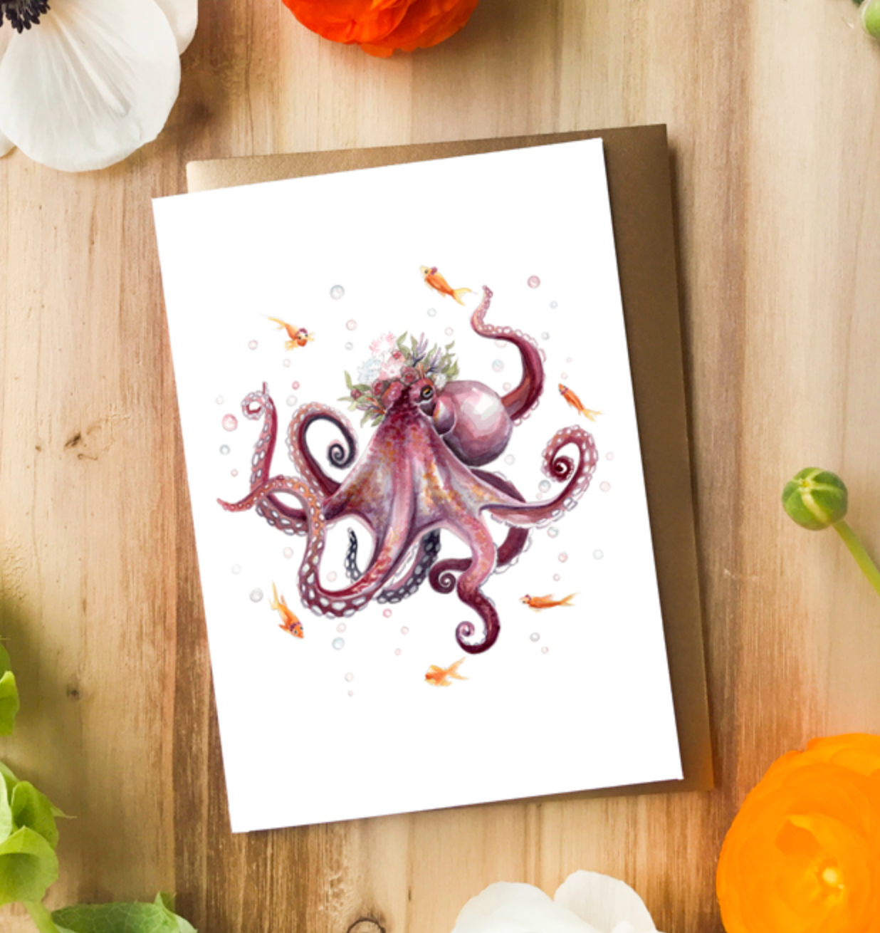 Card - Lady Octopus