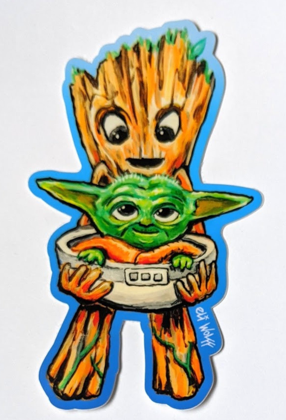 Sticker - Baby Yoda Groot