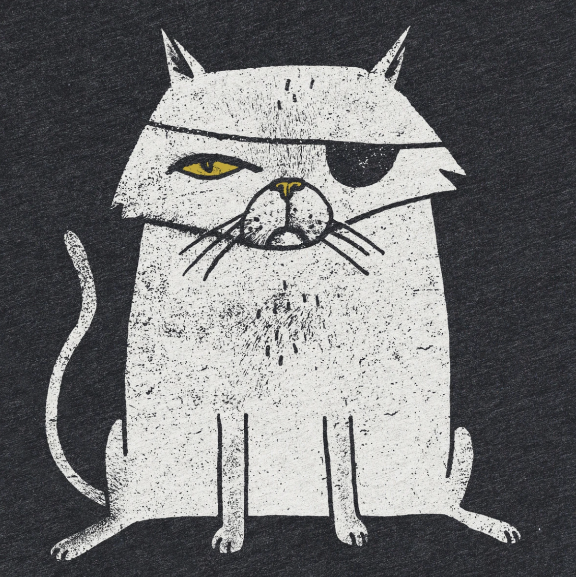 Shirt - Crew - Evil Cat