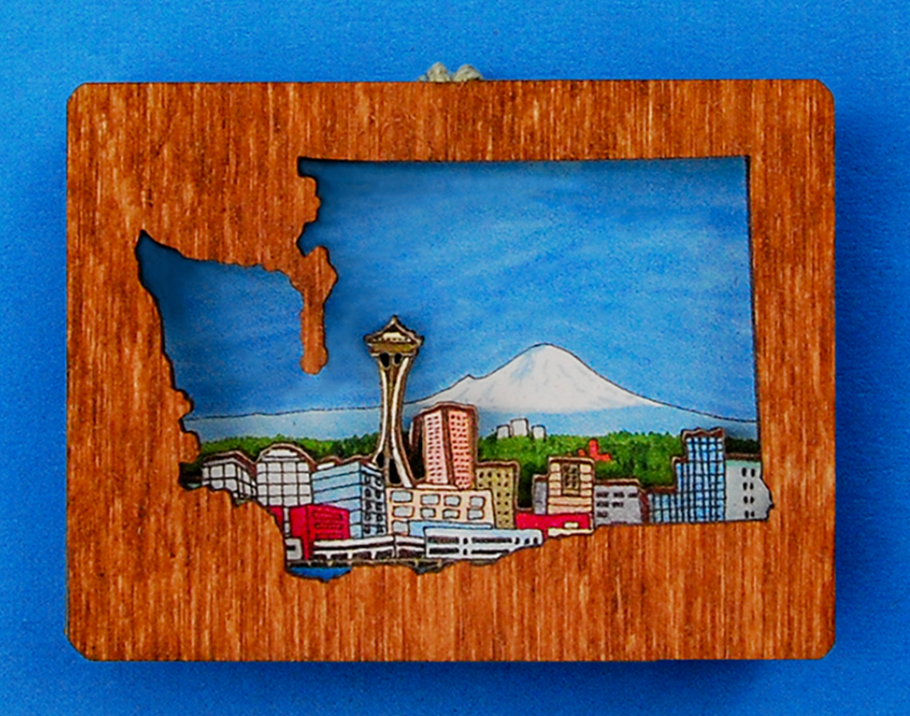 Magnet - Washington Seattle Skyline
