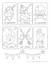BIG SHEET Embroidery Patterns - MEXICAN LOTERIA