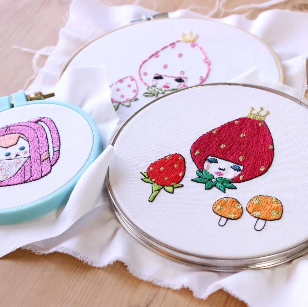 BIG SHEET Embroidery Patterns - Naoshi Fantastic & Pop