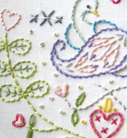 Craft Supply - Embroidery Pattern - Dutch Russian
