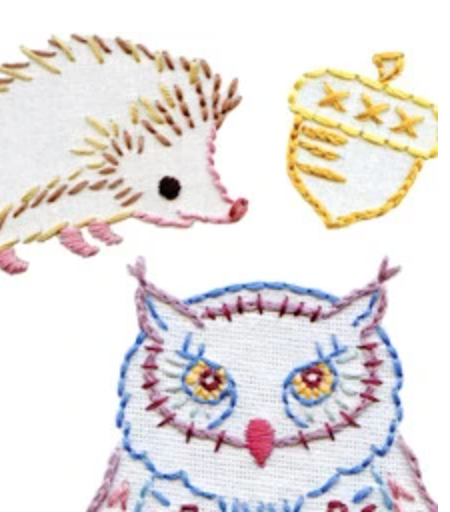 Craft Supply - Embroidery Pattern - Forest Friends