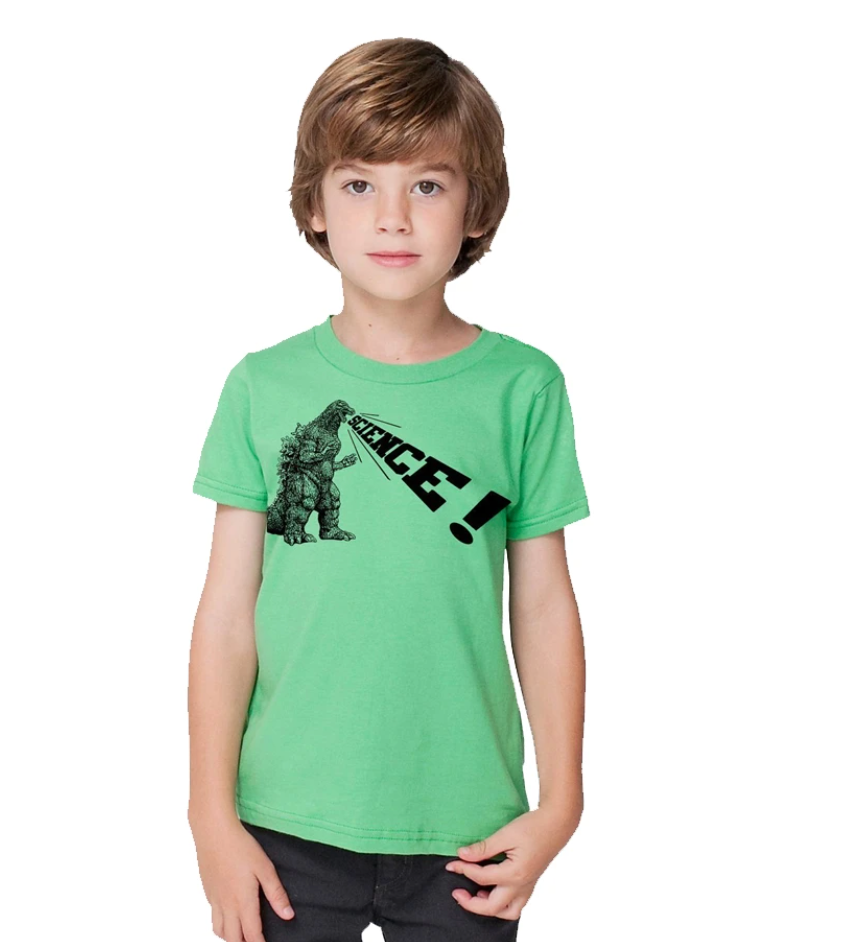 Toddler Shirt - Godzilla Science - Unisex Crew