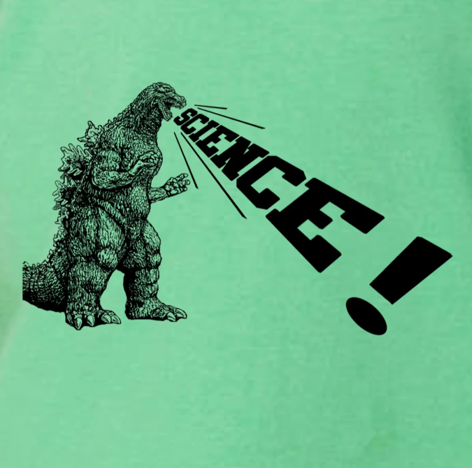 Toddler Shirt - Godzilla Science - Unisex Crew