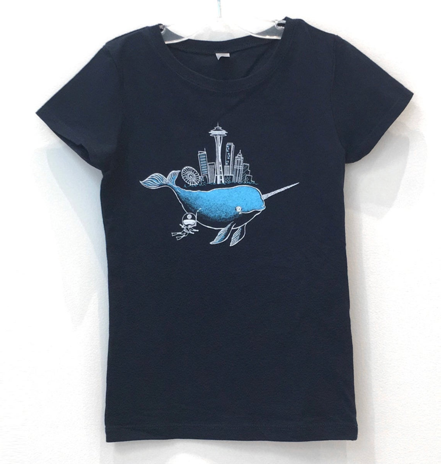 Toddler Shirt: Seattle Narwhal - Unisex Crew