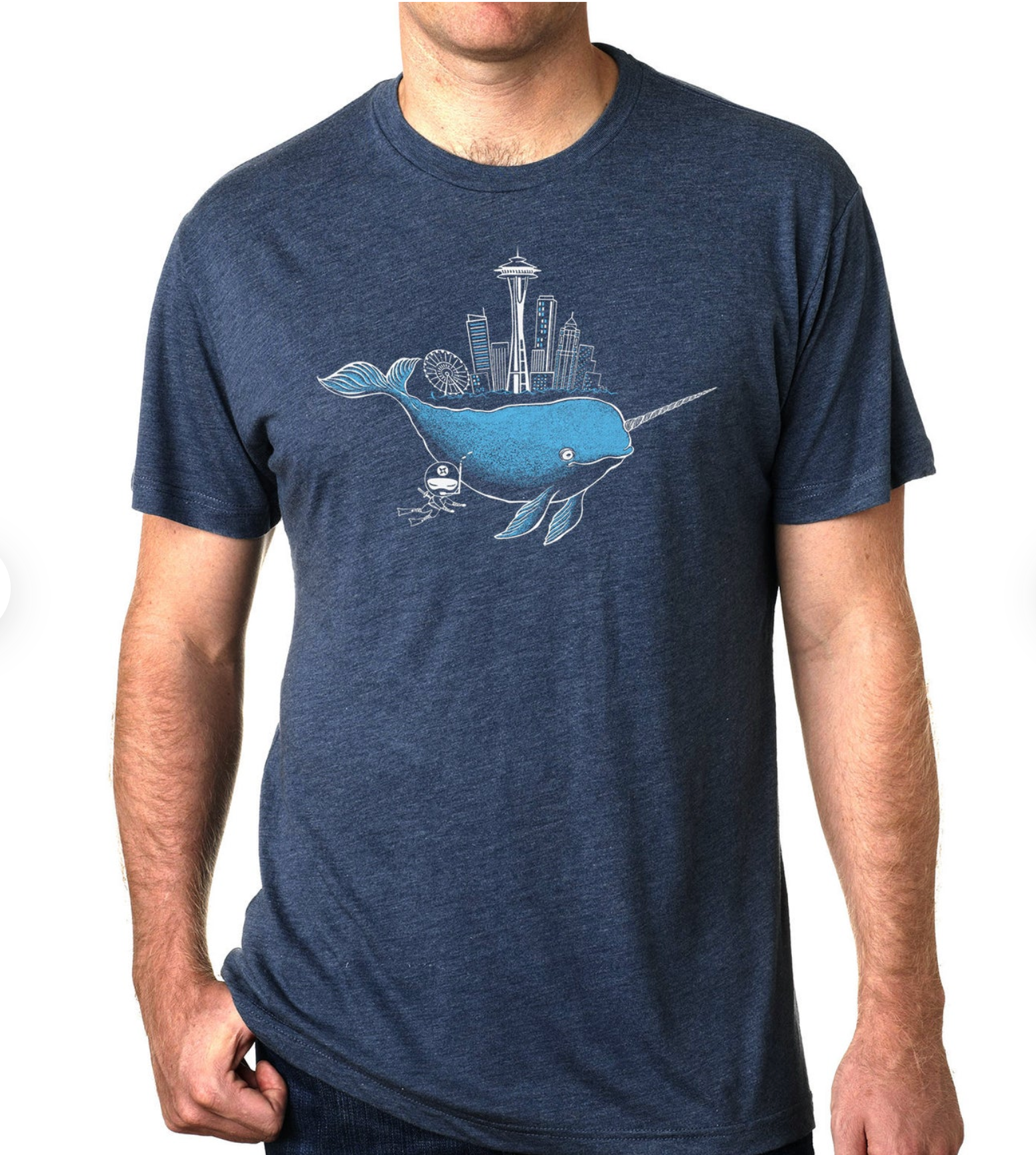 Shirt: Seattle Narwhal - Unisex Crew