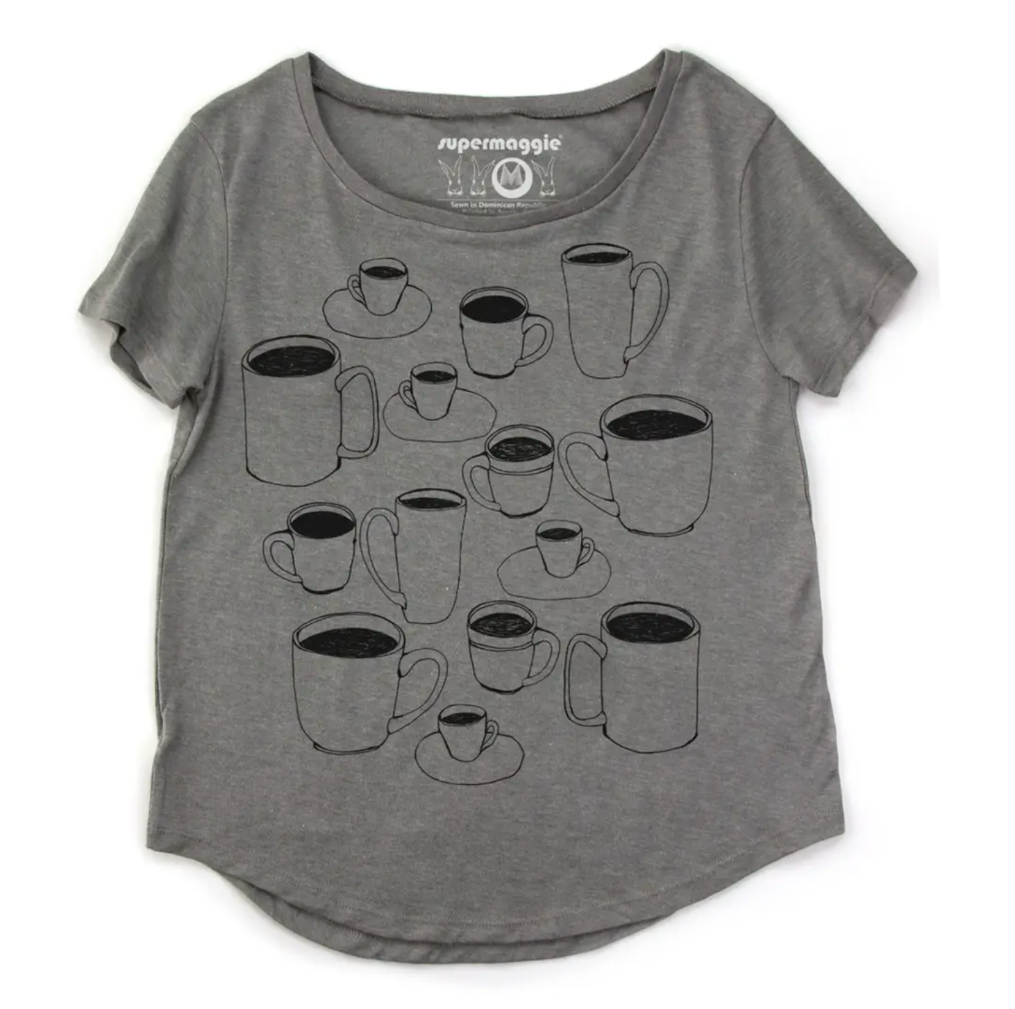 Shirt - Scoop - Coffee Cups Nancy
