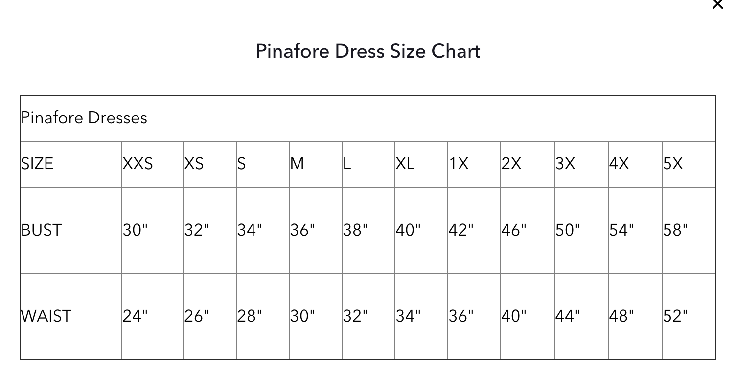 SALE Dress - Black Pinafore