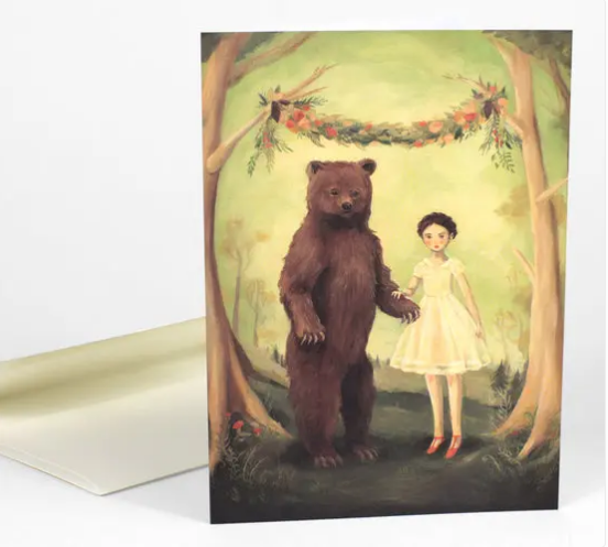 Card - She Married a Bear