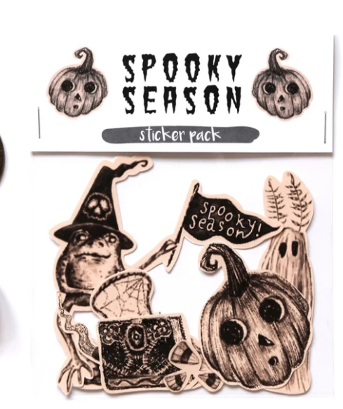 Sticker Pack - Orange Spooky Season