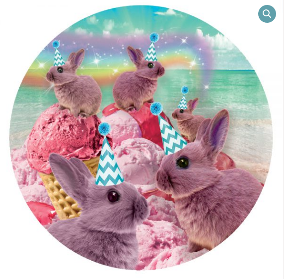 Sticker: Ice Cream Rabbit