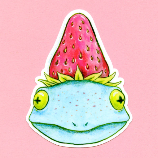 Sticker - Strawberry Frog