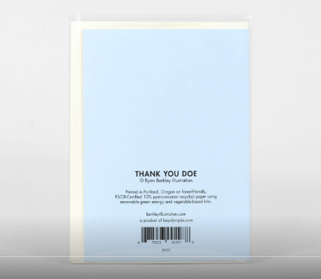 Card - Thank You Doe