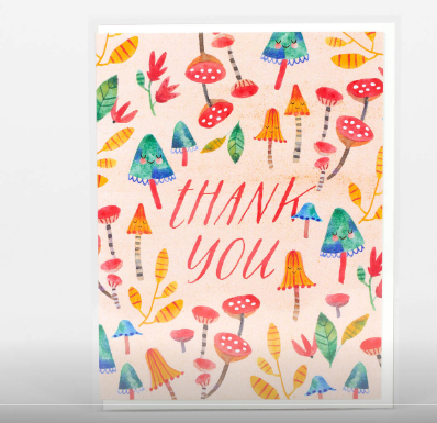 Card - Thank You Mushroom