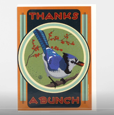Card - Thanks a Bunch Blue Jay