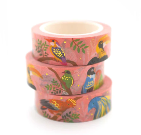 Washi Tape - Tropical Birds