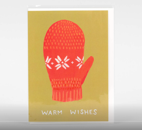 Card - Warm Wishes Mitten